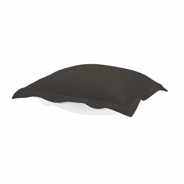 Howard Elliott Puff Ottoman Cover sunbrella Outdoor seascape Charcoal QC310-460